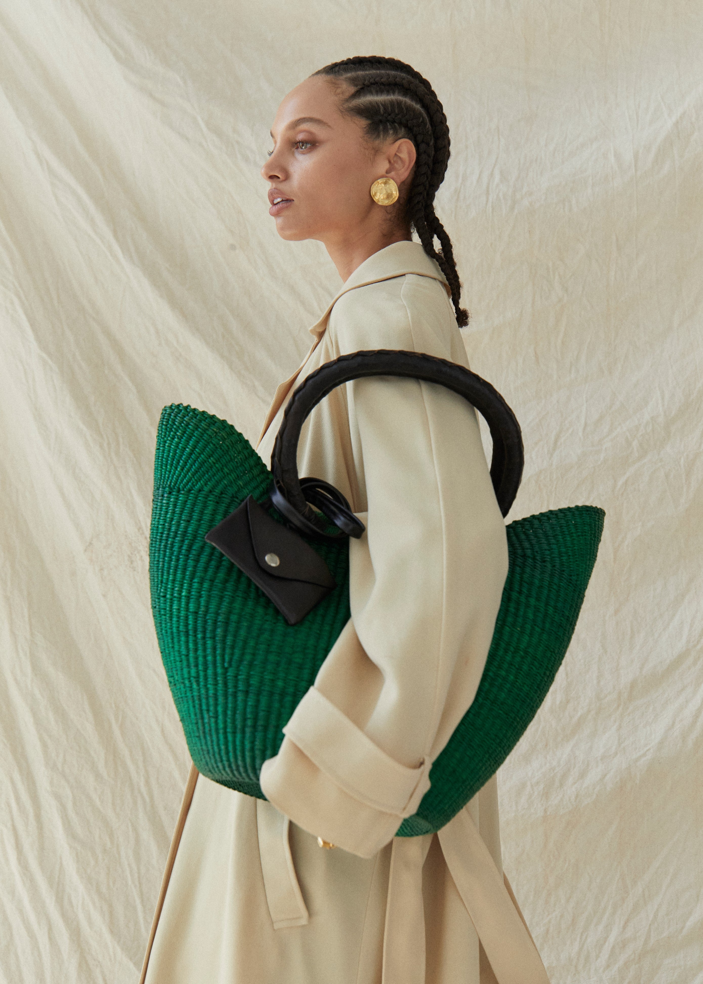 Limited Edition Green Tehei Woven Basket